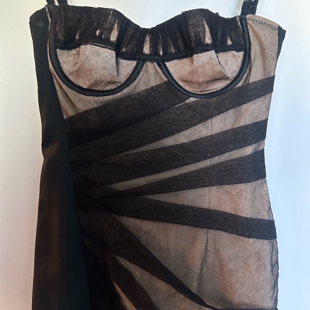 D&G Black and Tan Midi Dress - Picture 9 of 11